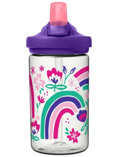 Camelbak Eddy + Kids Water Bottle Rainbow Floral 400mll