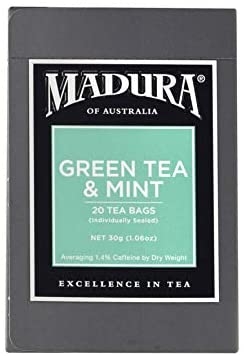 Madura Green Tea & Mint Teabags 20 Pack