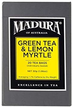 Madura Green Tea & Lemon Myrtle Teabags 20 Pack