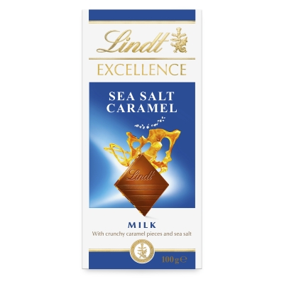 Lindt Excellence Block Milk Sea Salt Caramel 100g