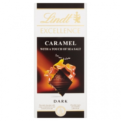 Lindt Excellence Caramel & Sea Salt 100g