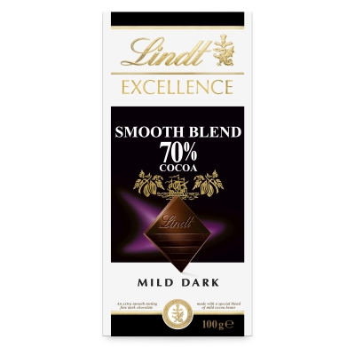 Lindt Excellence 70% Smooth Cocoa 100g