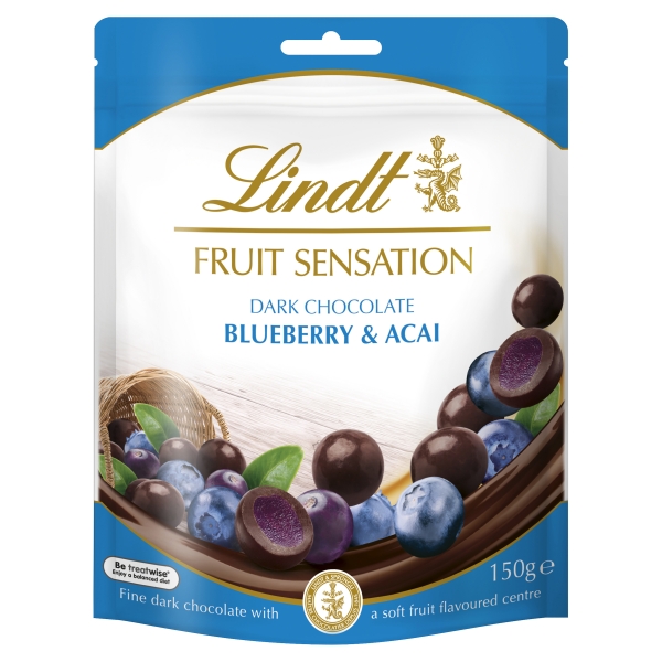 Lindt Fruit Sensation Blueberry & Acai 150g