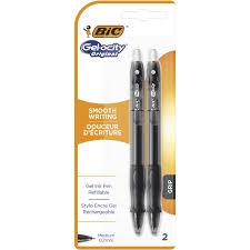 Bic Gelocity Original Black 2 Pack