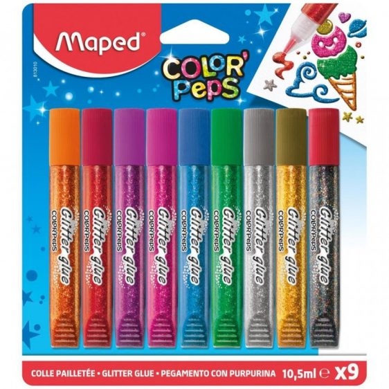 Maped Glitter Glue 9 Pack