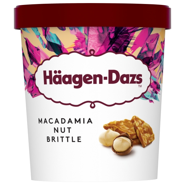 Haagen Dazs Ice Cream Macadamia Nut Brittle 457ml