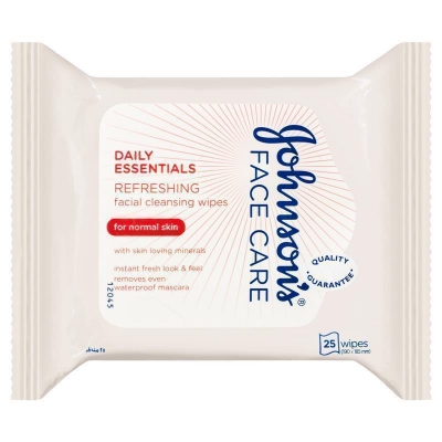 Johnson's Facial Wipes Refreshing 25 Pack