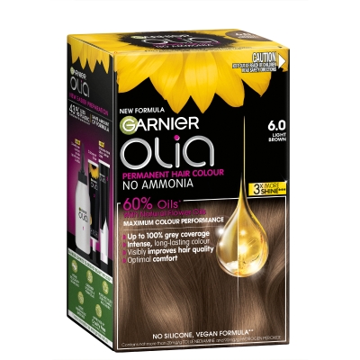 Garnier Olia Permanent Hair Colour Light Brown 6.0