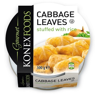 Konex Foods Cabbage Leaves Stuffed With Rice 300g