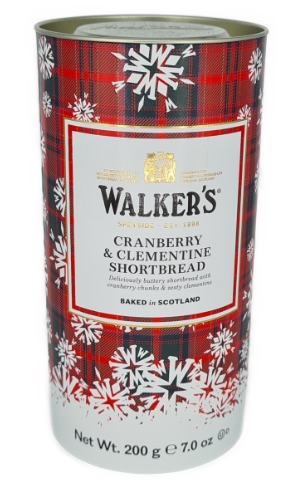 Walkers Shortbread Cranberry & Clementine 200g