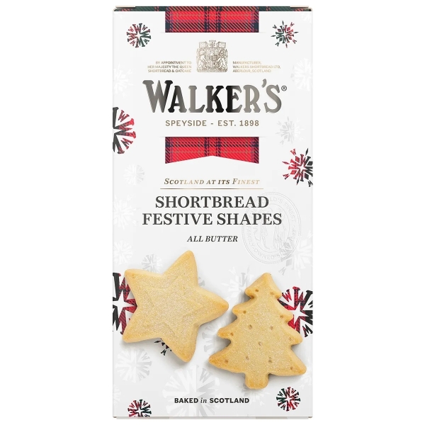 Walkers Shortbread Festive Shapes 60g