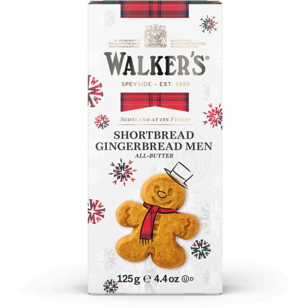 Walkers Shortbread Gingerbread Men 125g