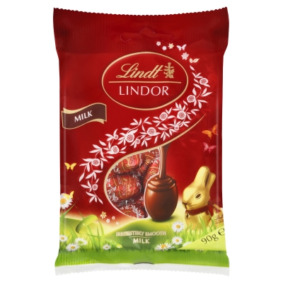 Lindt Lindor Milk Mini Eggs Bag 90g