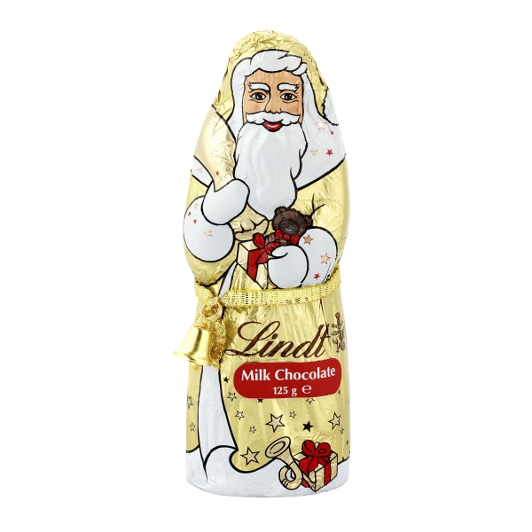 Lindt Milk Chocolate Glamour Santa 125g