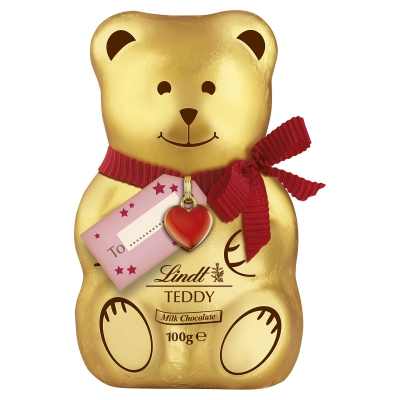 Lindt Teddy Gold & Red Tag 100g