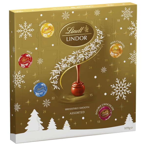 Lindt Lindor Chocolate Advent Calendar 109g