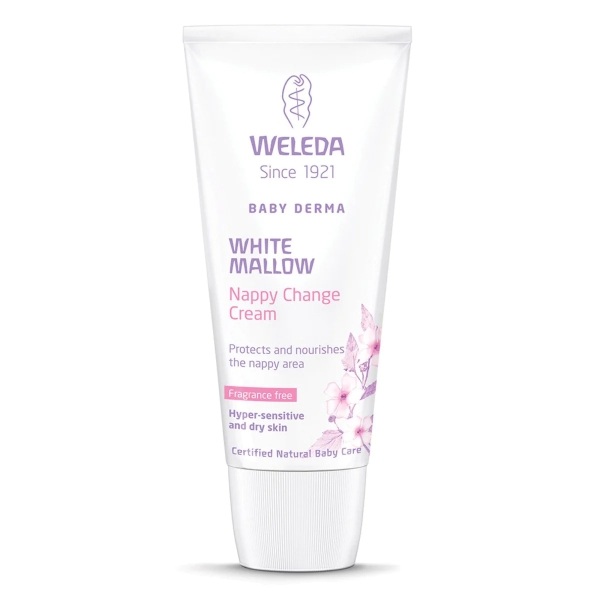 Weleda White Nappy Change Cream Fragrance Free 50ml