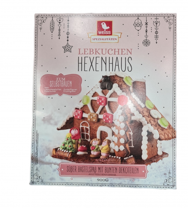 Lambertz Weiss Gingerbread House Kit 900g