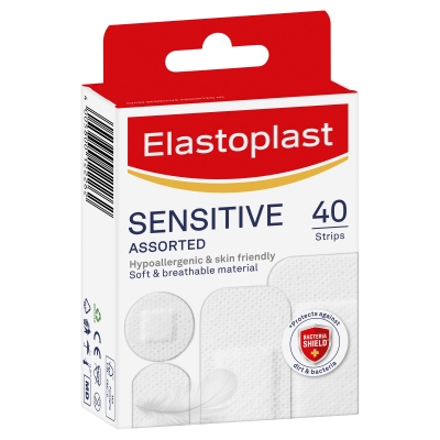 Elastoplast Sensitive Assorted 40 Pack