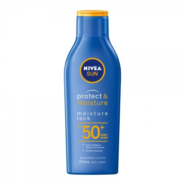 Nivea Protect & Moisture Sunscreen Lotion SPF50+ 200mL