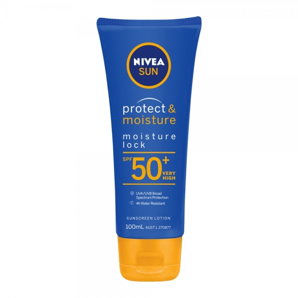 Nivea Sun Protect & Moisture Sunscreen Lotion SPF50+ 100ml