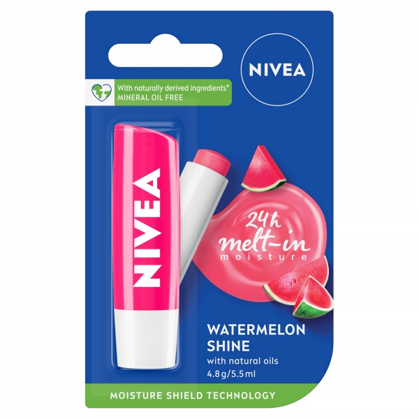 Nivea Lip Balm Watermelon Shine 4.8g