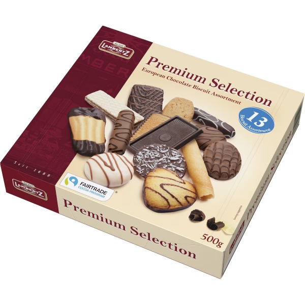 Lambertz Premium European Chocolate Cookies Assorted 500g