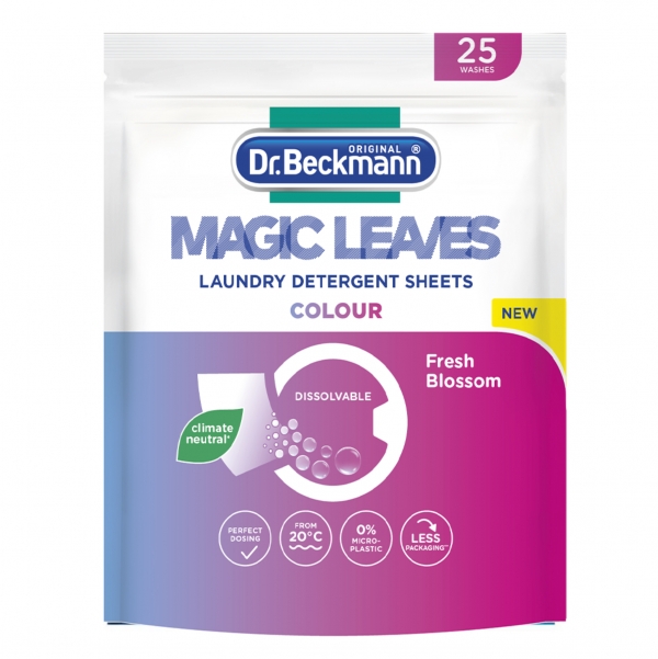 Dr Beckmann Magic Leaves Laundry Sheets Colour 25 Pack