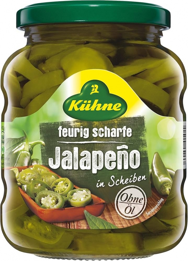 Kuehne Jalapeno 370g