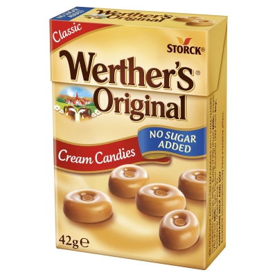 Werther's Original Cream Candies No Sugar Added 42g