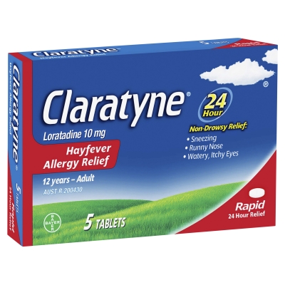 Claratyne Hayfever Tablets 5 Pack