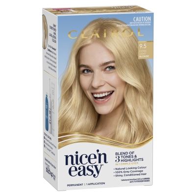 Clairol Nice N Easy Permanent Hair Colour Extra Light Blonde 