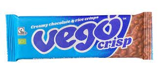 Vego Crisp Bar Creamy Choc & Rice Crisps 40g