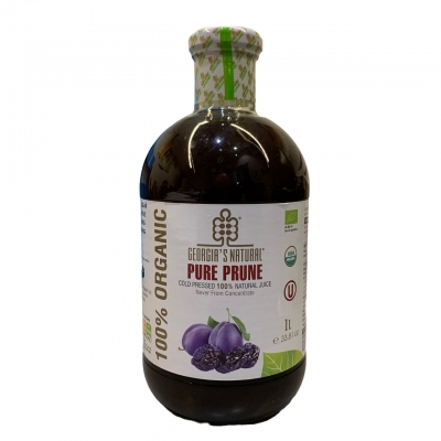 Georgia's Natural Cold Pressed Organic Prune Juice 1lt