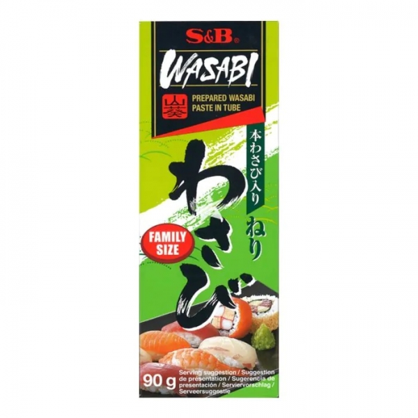 S&B Wasabi Paste In Tube 90g