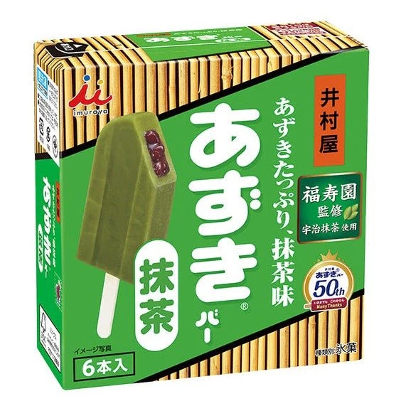 Ice Bar Matcha Red Bean 6 Pack 390ml