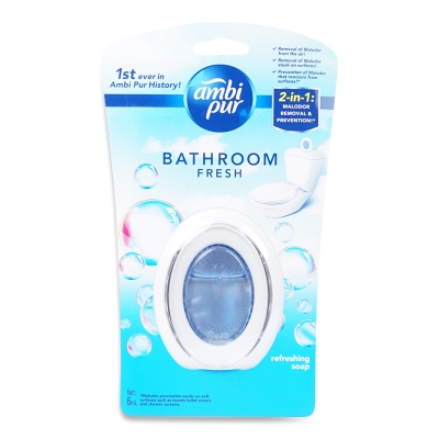 Ambi Pur Bathroom Fresh Refreshing Soap Air Freshener 6ml