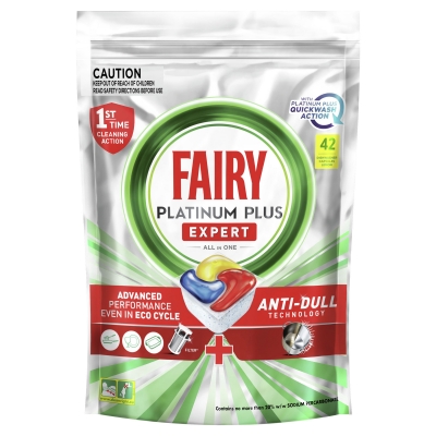 Fairy Dishwasher Tablets Platinum Plus Expert 42 Pack