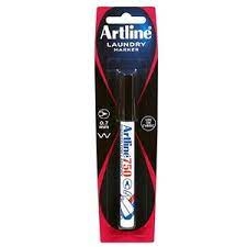 Artline Laundry Marker 0.7mm Black