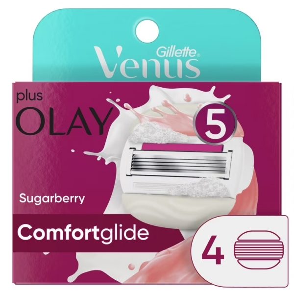 Gillette Venus OLAY Comfortglide Refill Blades 4 Pack