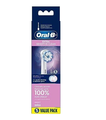 Oral-B Extra Sensitive Replacement Brush Heads 5 Pack