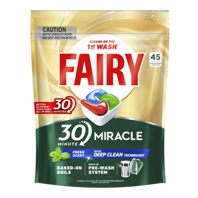 Fairy Dishwasher Tablets Miracle Deep Clean 45 Pack