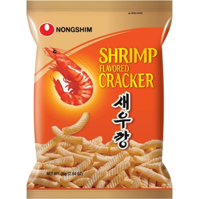 Nongshim Shrimp Flavoured Crackers 75g