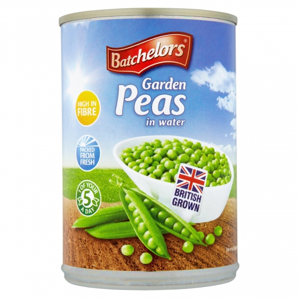 Bachelors Garden Peas In Water 400g