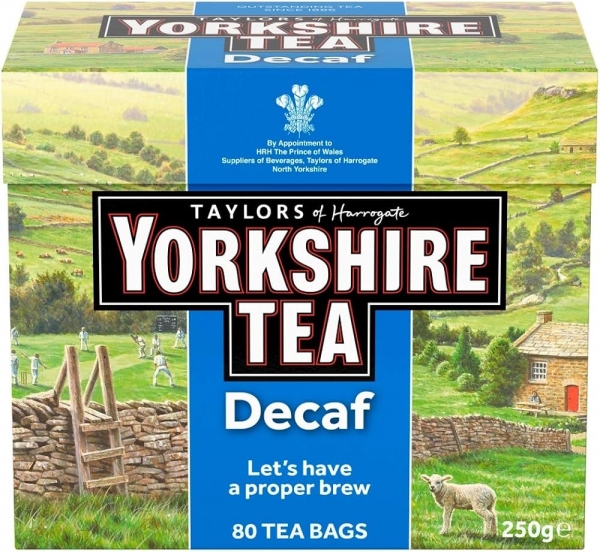 Taylors Of Harrogate Yorkshire Tea Decaf Tea Bags 80 Pack