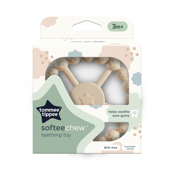 Tommee Tippee Softeechew Teething Toy 3 months +