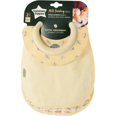 Tommee Tippee Closer To Nature Milk Feeding Bibs 2 Pack