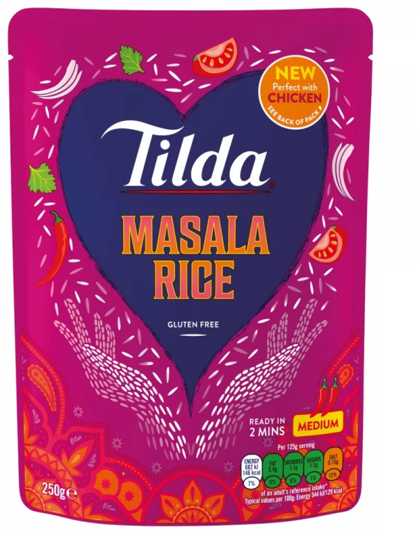 Tilda Steamed Rice Masala 250g