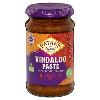 Patak's Curry Paste Vindaloo 283g