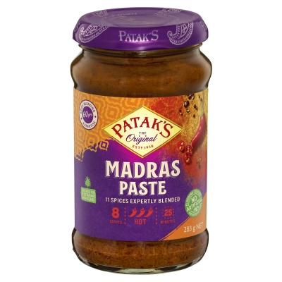 Patak's Curry Paste Madras 283g